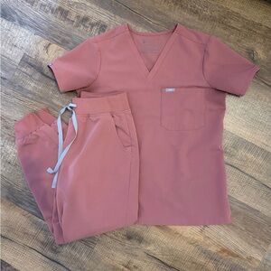 Figs Mauve Scrub Set